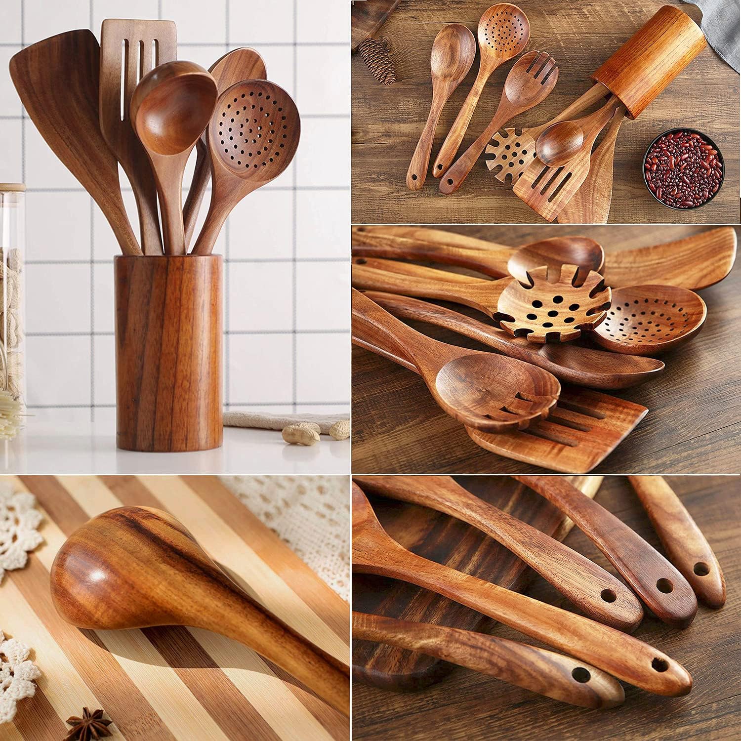 Teak wooden kitchen utensils
7-piece wooden utensil set
Heat-resistant wooden cooking tools
Non-stick safe kitchen spatulas
Teakwood soup ladle and salad fork
Natural wooden spatulas and spoons
Durable non-scratch cooking utensils